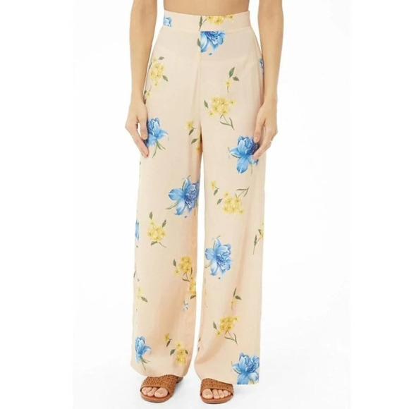 Vintage Style - High Waisted Wide Leg Trousers - Picture 1 of 3